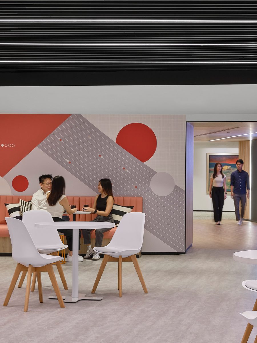 Singtel Singapore cafe design