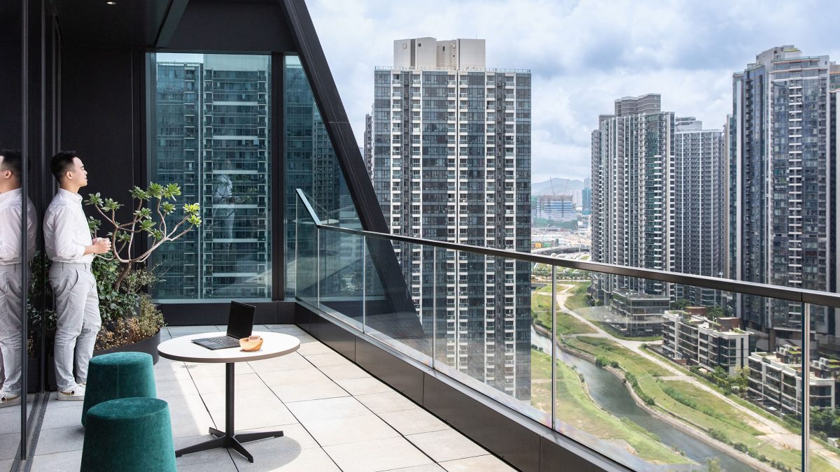 Balconies at Nan Fung's office