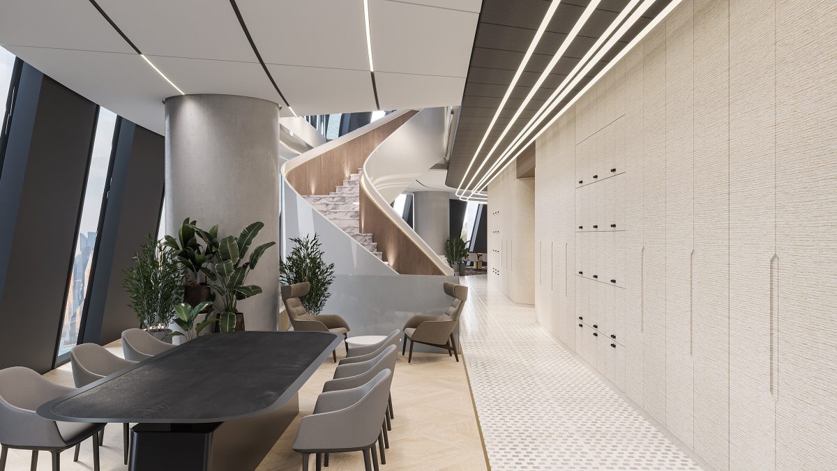 office-design-in-Doha-of-neighbourhood-work-floor